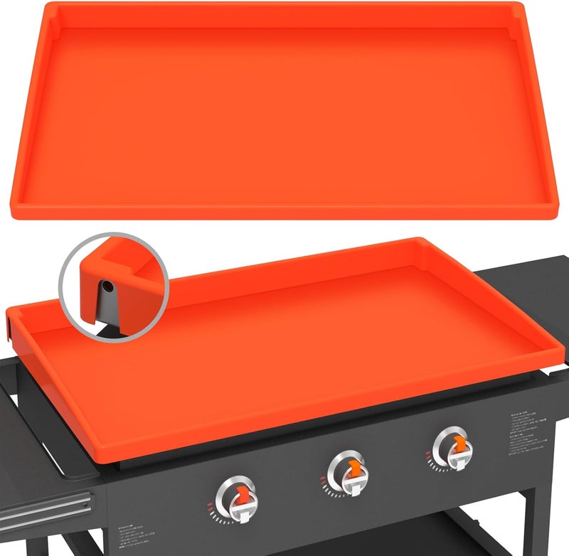 BESSIO Silicone Griddle Mat Cover for Blackstone - 28XL Inch True All-Encompassing Coverage Heavy Duty Food Grade Grill Buddy Mat, All Season Cooking Surface Protective Cover - Image 1